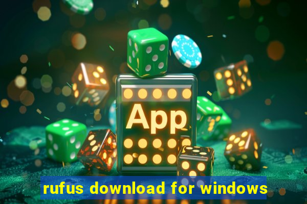 rufus download for windows